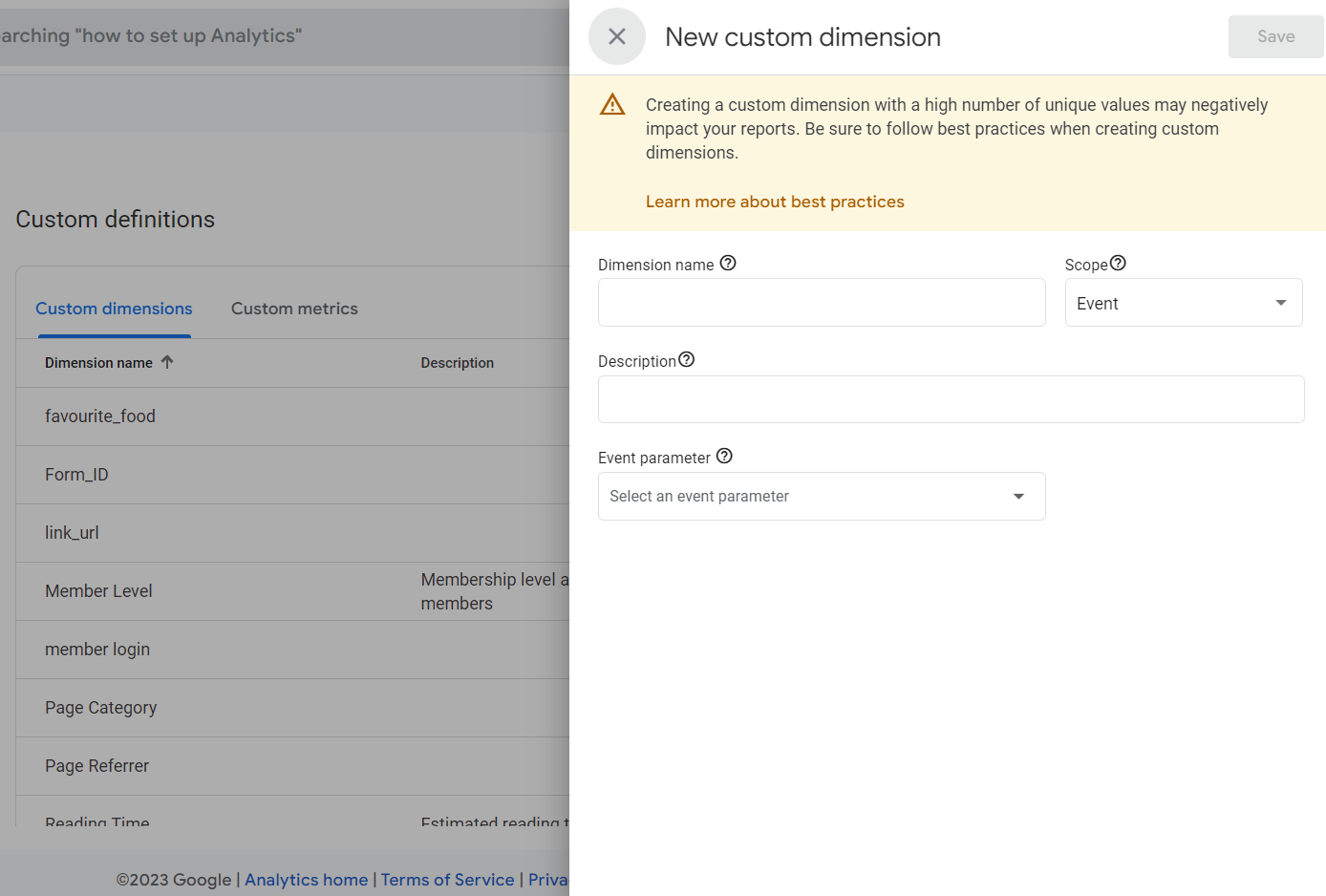 Master Custom Dimensions in GA4 GSW Marketing